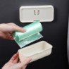 3 Pcs Organizer Box Punch Free Trash Bags Holder Plastic Bag Storage Holder Wall Trash Bag Boxes Trash Bag Dispenser