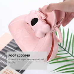 1 Pc Pet Pooper Scooper Portable Dog Litter Picker Poop Scooper (Random Color)