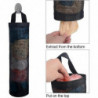 Mesh Garbage Bag Holder Dispenser - Hanging Folding Plastic Bag Organizer