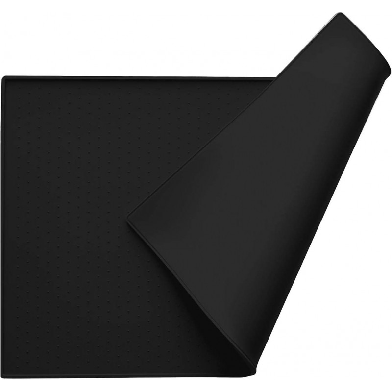 Silicone Pet Feeding Mat - Waterproof, Raised Edges, Prevent Spills - Easy Clean Tray