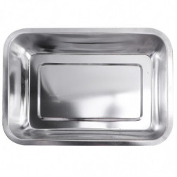 1Pc Stainless Steel Pet Waste Dog Birds Urinary Tray Cage Accessory Silver 1Pc Stainless Steel Pet Waste Dog Birds Urinary Tray Cage Accessory Silver