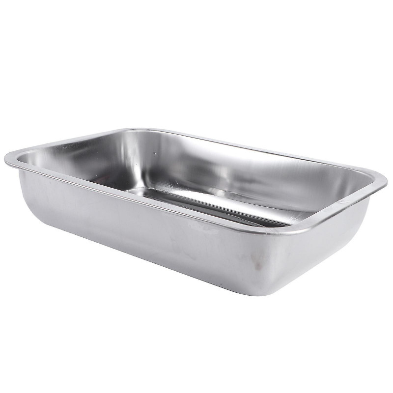 1Pc Stainless Steel Pet Waste Dog Birds Urinary Tray Cage Accessory Silver