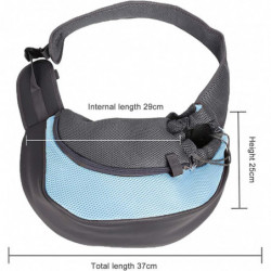 Dog Messenger Bag, Pet Carrier Bag, Breathable Mesh Shoulder Bag For Small Pets, Hands-free Cat Dog
