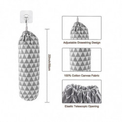 Plastic Bag Holder, Grocery Bags Holder, Wall Mount Garbage Plastic Bag Organizer, Shopping Bag Sto Plastic Bag Holder, Grocery Bags Holder, Wall Mount Garbage Plastic Bag Organizer, Shopping Bag Sto