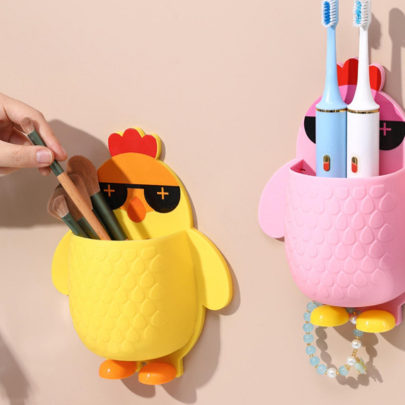 Wall Mount Hanging Organizer Media Player Controller Holder For Key Rings Phones Trash Bags