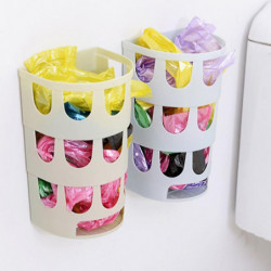Hanging Storage Bag Plastic Bag Holder Wall-mounted Grocery Bag Dispenser