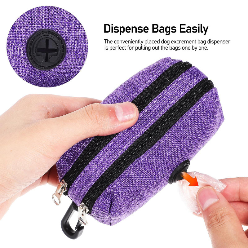 Dog Poop Bag Holder Poop Bag Dispenser Dog Bag Holder for Leash Bag Belt Stroller