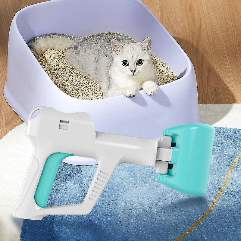 2-in-1 Portable Pet Poop Scooper Large Grasping Mouth Pet Waste Picker For Large Medium Small Dog