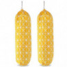 Plastic Bag Holder, Foldable Washable Grocery Bag Dispenser Recycling Shopping Bag Organizer Grocery(Yellow)