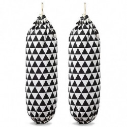 Plastic Bag Holder, Foldable Washable Grocery Bag Dispenser Recycling Shopping Bag Organizer Grocery(Yellow)