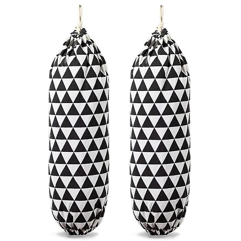 Plastic Bag Holder, Foldable Washable Grocery Bag Dispenser Recycling Shopping Bag Organizer Grocery(Yellow)