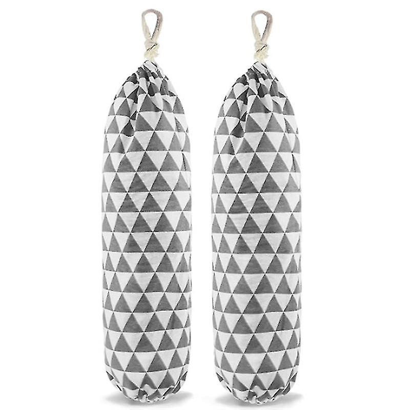 Plastic Bag Holder, Foldable Washable Grocery Bag Dispenser Recycling Shopping Bag Organizer Grocery(Yellow)