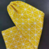 Plastic Bag Holder, Foldable Washable Grocery Bag Dispenser Recycling Shopping Bag Organizer Grocery(Yellow)