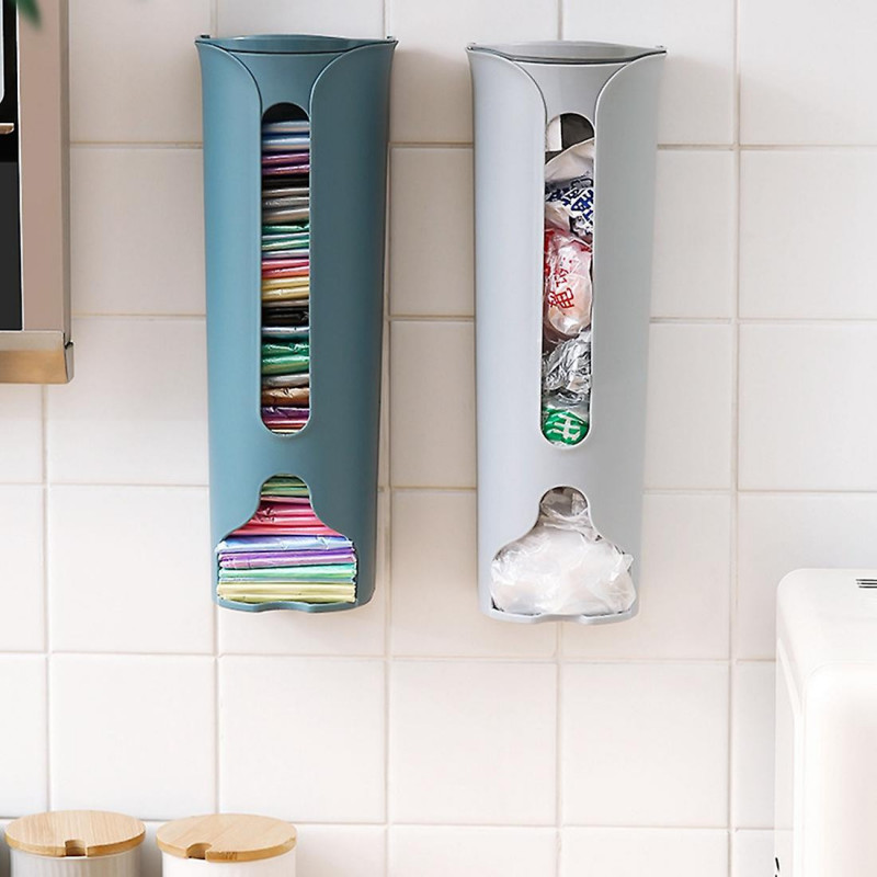 Garbage Bag Storage Box Garbage Plastic Box Kitchen and Bathroom Plastic Bag Storage Box Garbage Ba