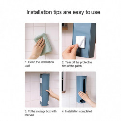 Garbage Bag Storage Box Garbage Plastic Box Kitchen and Bathroom Plastic Bag Storage Box Garbage Ba