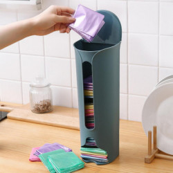 Garbage Bag Storage Box Garbage Plastic Box Kitchen and Bathroom Plastic Bag Storage Box Garbage Ba