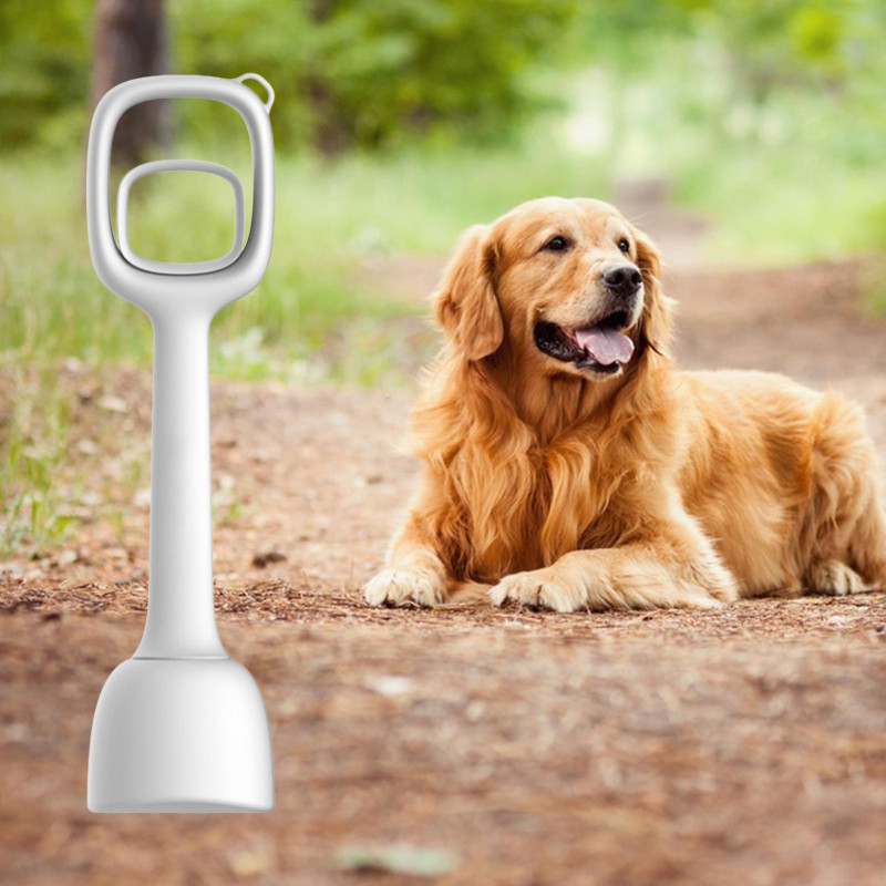 Pet Poop Picker with Climbing Buckle Saw-Tooth Design Ergonomic Handle Dog Poop Clip with Garbage Bag Storage Area [...]