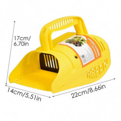 Plastic Berry Picker Tool Blueberry Rake Scoops With Ergonomic Handle For Picking