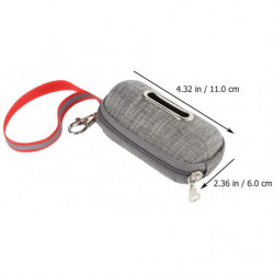 2 Pack Pet Waste Bag Distributeur De sac à crottes pour chiens Porte-sacs avec fermeture à glissière Portable Dog [...]