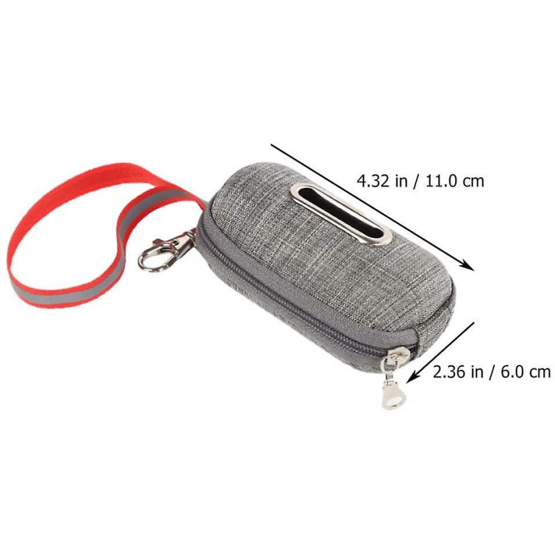 2 Pack Pet Waste Bag Distributeur De sac à crottes pour chiens Porte-sacs avec fermeture à glissière Portable Dog [...]