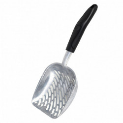 Cat Litter Shovel Ergonomic Handle Multi-holes Effective Cat Waste Removal with Hanging Hole