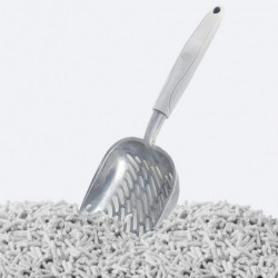 Cat Litter Shovel Ergonomic Handle Multi-holes Effective Cat Waste Removal with Hanging Hole