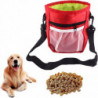 Food Bag For Dogs, Practical Treat Bag With Integrated Dog Waste Bag Dispenser (black)