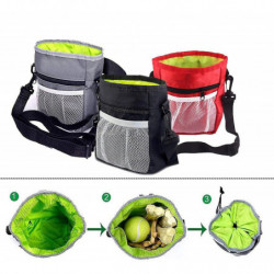 Food Bag For Dogs, Practical Treat Bag With Integrated Dog Waste Bag Dispenser (black) Food Bag For Dogs, Practical Treat Bag With Integrated Dog Waste Bag Dispenser (black)