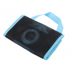 Hanging Folding Mesh Garbage Bag Organizer Trash Bags Holder Recycling Containers Storage for Kitchen - Size L(Blue) Hanging Folding Mesh Garbage Bag Organizer Trash Bags Holder Recycling Containers Storage for Kitchen - Size L(Blue)