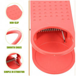 Plastic Clip On Table Cup Holder Clip Clamp (Random Color) Plastic Clip On Table Cup Holder Clip Clamp (Random Color)