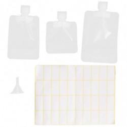 1 Set of Portable Makeup Cream Storage Bag Empty Face Cream Dispenser Bag Refillable Lotion Pouch 1 Set of Portable Makeup Cream Storage Bag Empty Face Cream Dispenser Bag Refillable Lotion Pouch