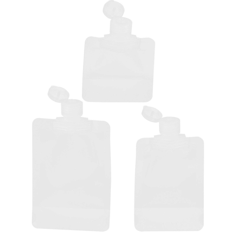 1 Set of Portable Makeup Cream Storage Bag Empty Face Cream Dispenser Bag Refillable Lotion Pouch