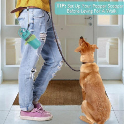 Portable Dog Poop , Convenient Pet Waste Cleaner For Dog Walkers, Comes With 1 Roll Of Trash Bags Portable Dog Poop , Convenient Pet Waste Cleaner For Dog Walkers, Comes With 1 Roll Of Trash Bags