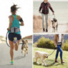 Pet Training Pockets, Pet Snack Bags, Walking Dog Artifacts, Convenient Running Pockets, Hands-free Dog Leashes Blue