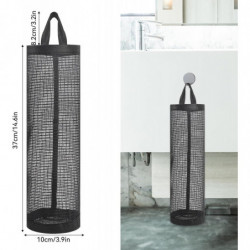 2Pcs Plastic Bag Holder,Grocery Bag Holder Mesh Hanging Storage Bag Dispenser Trash Bags,Folding Bag Storage [...]