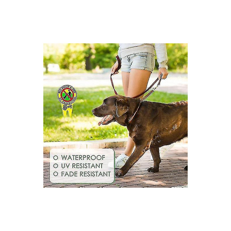 2pcs No Poop Dog Signs pour Yard Garden