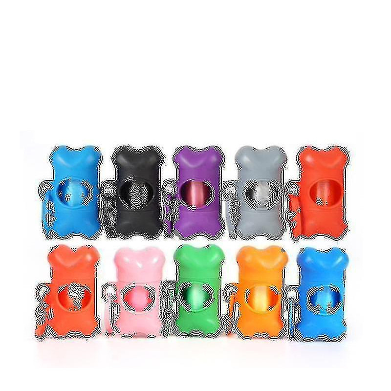 Sac à ordures portable Boîte de rangement Distributeur de sac à ordurespurple