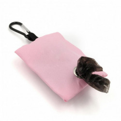 Pet Waste Bag Dispenser Portable Dog Poop Bag Holder With Metal Buckle Clips Pet Waste Bag Dispenser Portable Dog Poop Bag Holder With Metal Buckle Clips