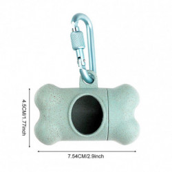 With Buckle Waste Garbage Carrier Hanging Dog Poop Bag Dispenser Bone Shape With Buckle Waste Garbage Carrier Hanging Dog Poop Bag Dispenser Bone Shape