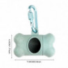 With Buckle Waste Garbage Carrier Hanging Dog Poop Bag Dispenser Bone Shape With Buckle Waste Garbage Carrier Hanging Dog Poop Bag Dispenser Bone Shape