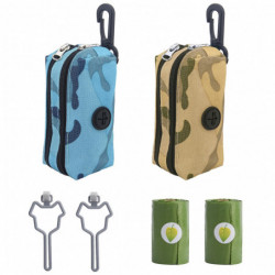 For Leash Hands-free Clip Cat Dog 2 Zipper Storage Large Poop Bag Holder Set For Leash Hands-free Clip Cat Dog 2 Zipper Storage Large Poop Bag Holder Set