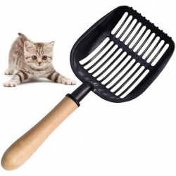 Pelle à litière pour chat, pelle à chat en métal, pelle à litière pour animaux de compagnie, pelles antiadhésifs à [...]