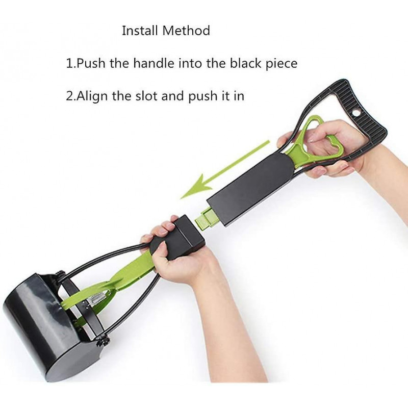 Pelles à caca pour chiens, 60cm de long poignée de cuillère à caca ramasser Moyen et grand chiens Déchets animaux