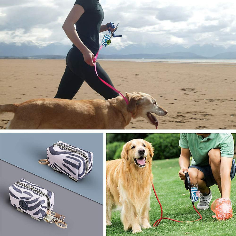 2 Pack Fashion Dog Poop Waste Bag Dispenser, Pet Dog Waste Bag Dispenser, Dog Poop Bag Holder