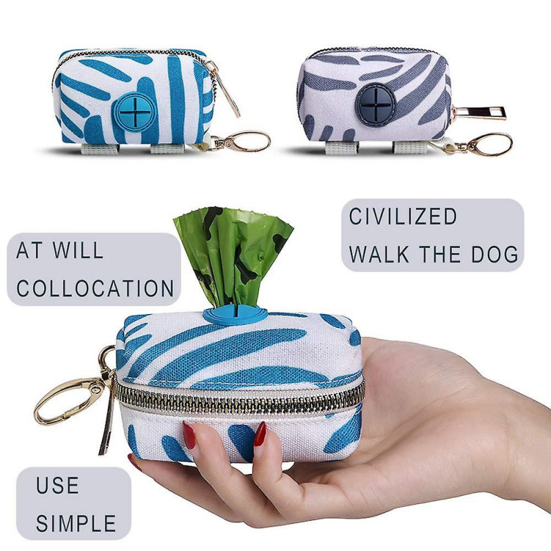 2 Pack Fashion Dog Poop Waste Bag Dispenser, Pet Dog Waste Bag Dispenser, Dog Poop Bag Holder