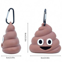 2 pièces Porte-sacs à déchets de crottes de chien, Distributeur de sacs à déchets, Porte-sacs à déchets, Déchets [...]