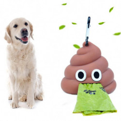 2 pièces Porte-sacs à déchets de crottes de chien, Distributeur de sacs à déchets, Porte-sacs à déchets, Déchets [...]