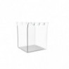 Zip lock Bag Holder, Universal Baggie Holder Rack Acrylic Food Storage Bag Holders, Make Filling Easy and No Food Spills