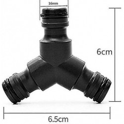 2 Pack Snap On Hose Splitter (3 Way) 1/2" Y Male Garden Hose Connector Gift 2 Pack Snap On Hose Splitter (3 Way) 1/2" Y Male Garden Hose Connector Gift