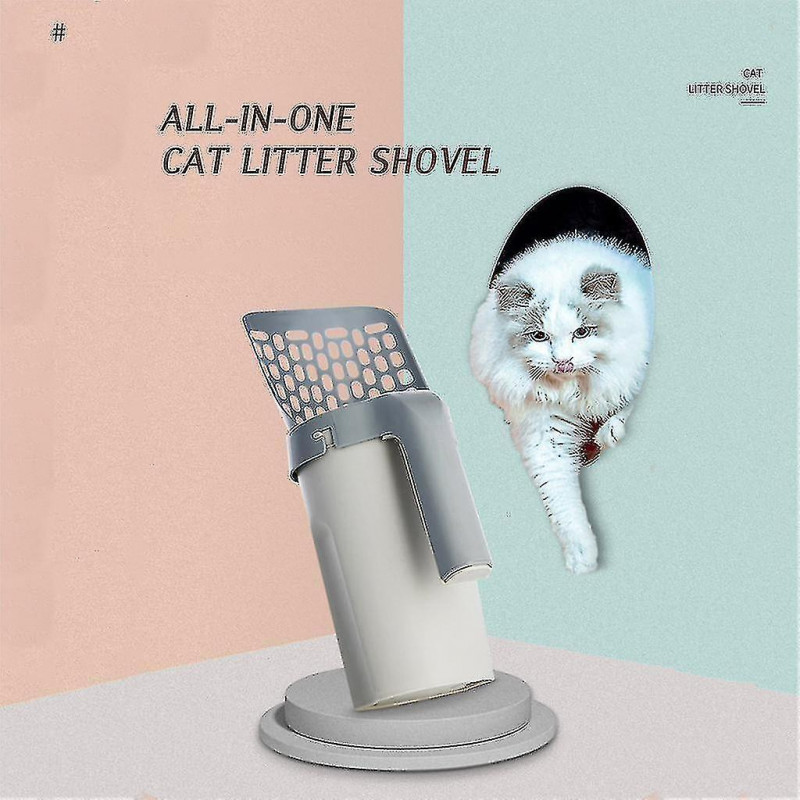 For Cat Toilet Matching Plastic Pet Supplies Waste Disposal System